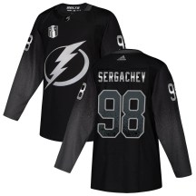 Mikhail Sergachev Tampa Bay Lightning Adidas Primegreen Authentic NHL Hockey Jersey - Home / XL/54